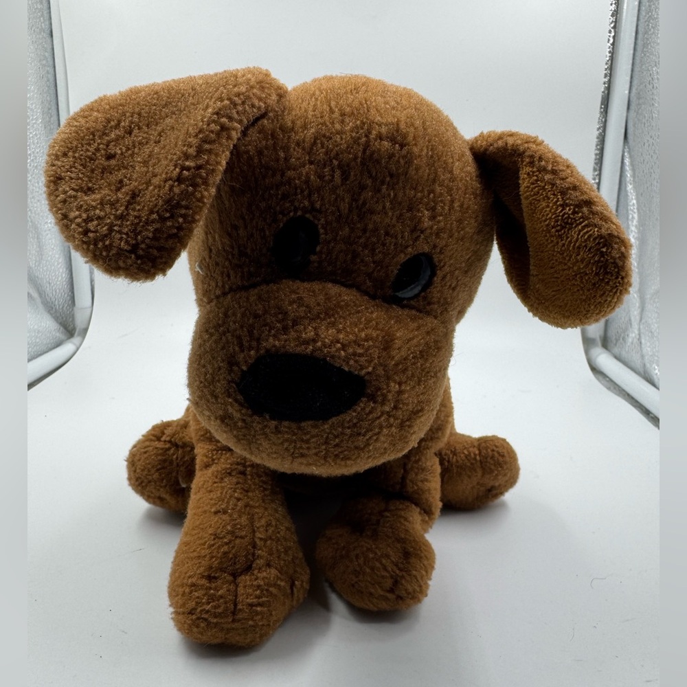 Animal Adventure Brown Puppy Dog Stuffed Soft Sitting Chocolate Lab Retriever